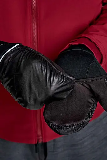 Рукавиці Saucony Hurricane Convertible Mitt Black M (1097-SAU800056-BK M) - фото 4