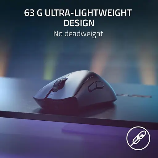 Бездротова миша Razer DeathAdder V3 PRO and HyperPolling Wireless Dongle (RZ01-04630300-R3WL) - фото 5