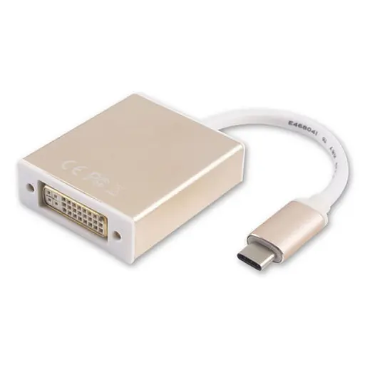 Перехідник-конвертер Type-C (male) DVI (female)