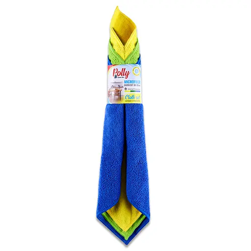 Тряпка из микрофибры Polly 30*30 см 3 шт (PO20243)