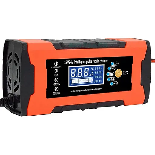 Розумний зарядний пристрій 12V/ 24V 10A 120W для гелевих, кислотних, AGM акумуляторів - фото 1
