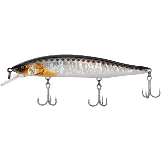 Воблер Jackall RV-Minnow 110SP 110 мм 16.3 г HL Silver & Black