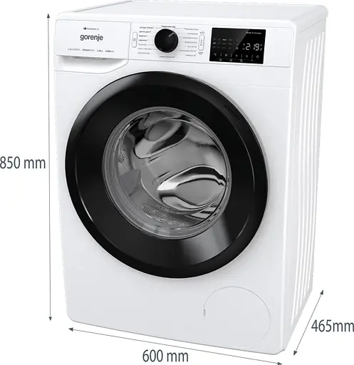 Стиральная машина Gorenje фронтальная 8 кг 1200 A+++ 55 см дисплей инвертор пара Wi-Fi белый - фото 10