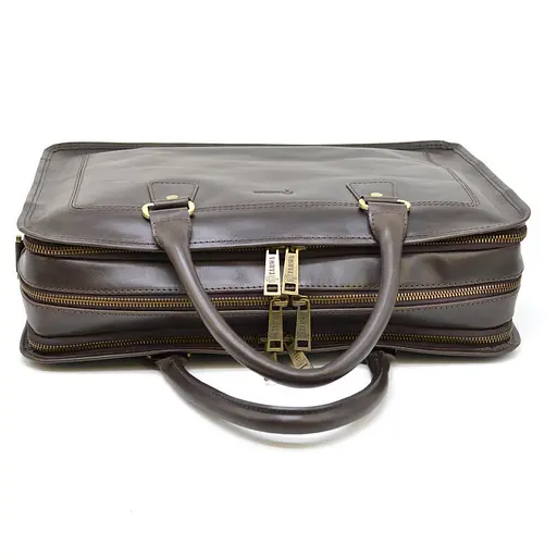 Шкіряний портфель Tarwa 30х40х9 см nsa0001209 - фото 6