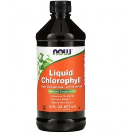 Рідкий хлорофіл Now Foods Chlorophyll Liquid Mint 473 мл - фото 1
