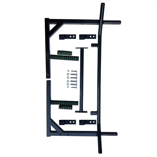 Турнік-бруси настінний "Iron" NE-TR-2B 2 в 1 з м'якими ручками чорний - фото 5