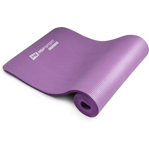 Мат для фитнеса и йоги Hop-Sport HS-N015GM 1.5см фиолетовый - фото 4