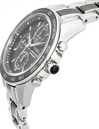 Часы Seiko Sportura SNDX97P1 Chronograph, ceramics - фото 2