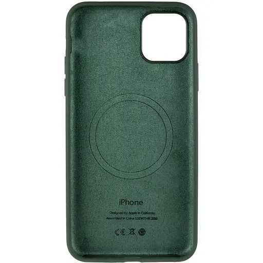 Чехол Epik Silicone Case Full Protective AA with MagSafe для Apple iPhone 11 Pro Max 6.5 Зеленый/Cyprus Green - фото 3