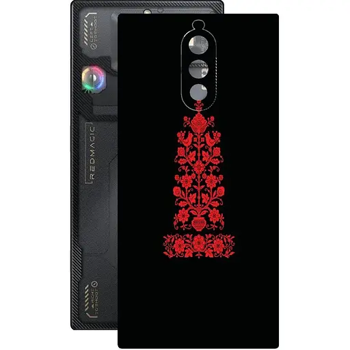 Защитная пленка StatusSKIN для ZTE Nubia Red Magic 8 Pro Plus Корпус Винил Вышиванка 1 - фото 1