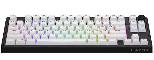 Клавіатура HATOR Skyfall 80 Wireless Black White (HTK3180UA) - фото 4