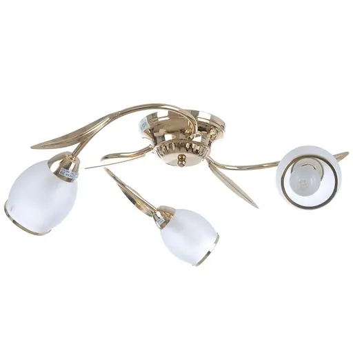 Люстра стельова Brille флористика E14 60W G (LK-155C/3)