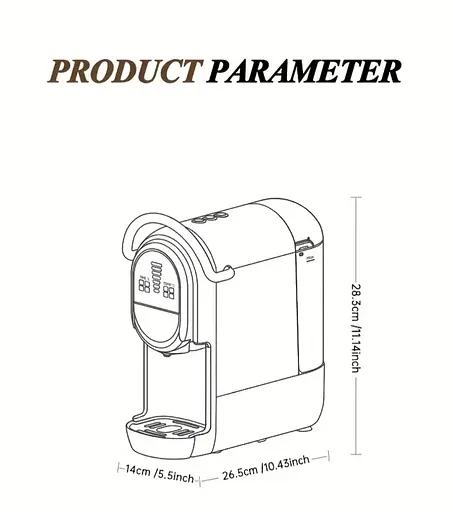 Автоматична Капсульна Кавомашина 4-в-1 CAFELFFE 19 BAR (Dolce Gusto, Nespresso, ESE Pods і Молота Кава) - фото 14