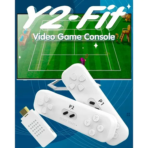 Ретро ігрова приставка Data Frog 8-bit 1080 in 1 HDMI Dongle Y2 Fit [100656] - фото 4