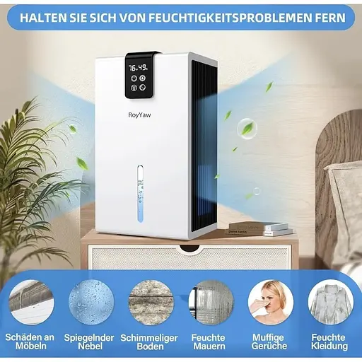 Электрический осушитель воздуха RoyYaw ультратихий 2600 мл - фото 6