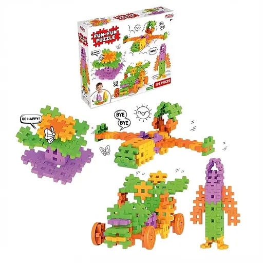 Конструктор-головоломка Dede 128 елементів (3905)