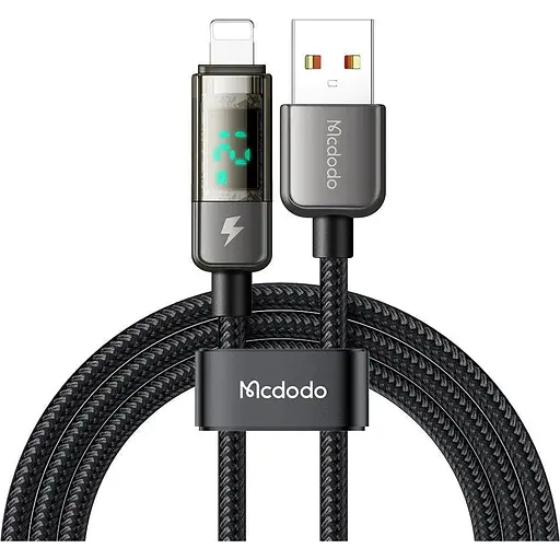 Кабель Mcdodo Digital Pro Auto Power Off Lightning Data Cable 1,2 м CA-3620 Черный