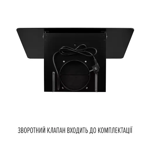 Вытяжка декоративная наклонная PERFELLI VIO 6HW NERO - фото 9