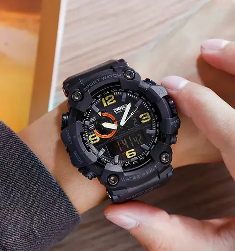 Чоловічий наручний годинник Skmei 1520 Чорний - фото 10