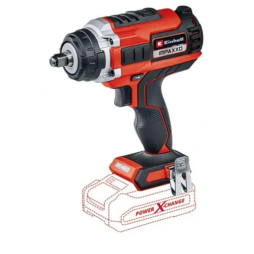 Гайковерт Einhell Professional IMPAXXO 18/400 - Solo PXC 18В ударний акумуляторний без АКБ та ЗП (4510070)