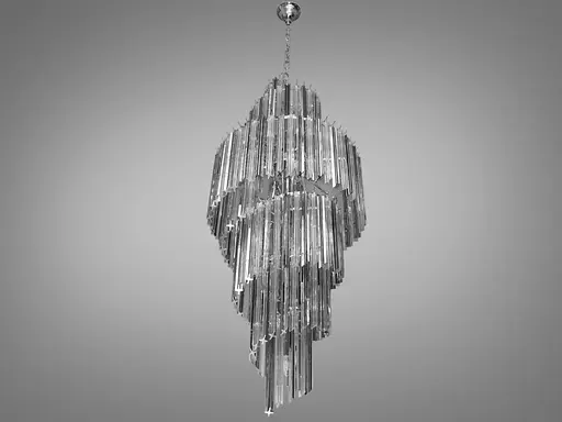 Современная хрустальная люстра на 16 ламп. - фото 2