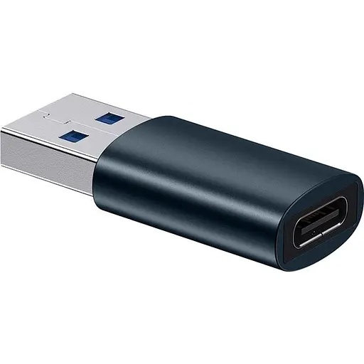 Перехідник Baseus Ingenuity Series Mini OTG USB 3.1 to Type-C Blue (ZJJQ000103) [126875] - фото 4