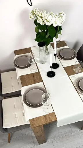 Доріжка водовідштовхувальна однотон 170х30 см Ваніль - фото 5