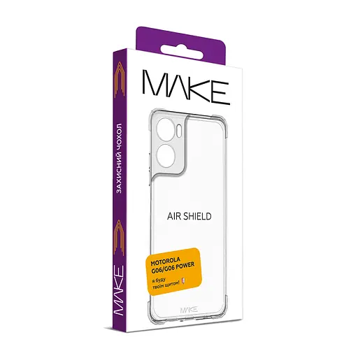 Чохол MAKE Motorola G06/G06 Power AirShield - фото 2