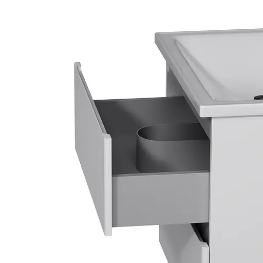 Тумба подвесная AM.PM X-Joy 65 см с умывальником M85-FHX0652-WC0652WG38 - фото 6