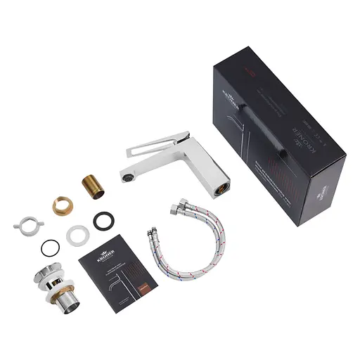 Змішувач для раковини Kroner KRP Ersel - C0110BV з донним клапаном (CV035471) - фото 8