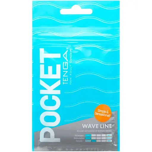 Мастурбатор Tenga Pocket Wave Line (SO5594) [96197] - фото 7