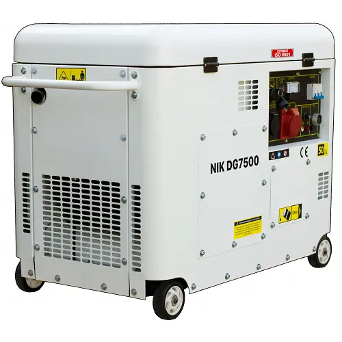 Генератор NiK DG7500 (6,5 кВт), 3 фазы (380 В)/1 фаза (220 В) - фото 2