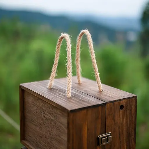 Кемпінгова етажерка з полицями Naturehike CNH22JU018 натуральне дерево - фото 8