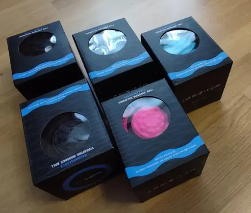 Масажний вібраційний м'яч куля (діаметр 9,5 см) - фото 5