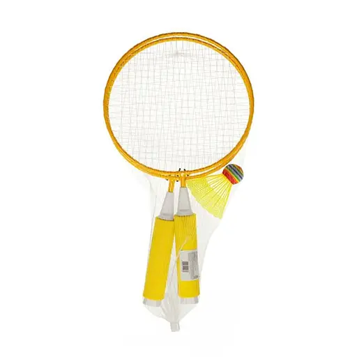 Набор для бадминтона детский BT-BPS-0086, 2 ракетки 43 см, воланчик, в сетке (в ассортименте)