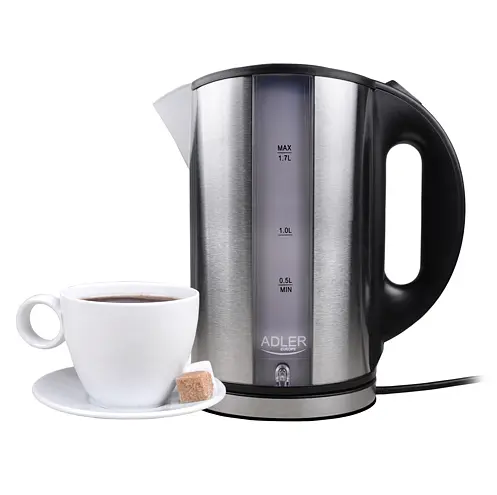 Чайник металлический 1,7л Adler AD 1216 - фото 2