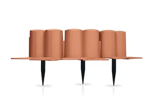 Палісад садовий Prosperplast Palisada теракотовий 3.02 м - фото 2