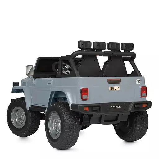 Електромобіль дитячий Bambi Toyota M 4968EBLR-11 24V з пультом управління Сірий - фото 5