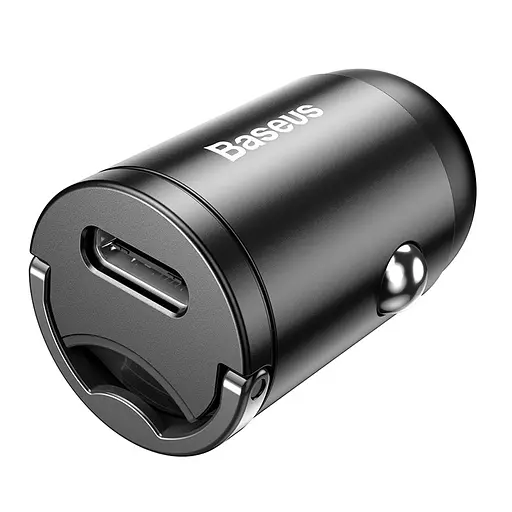Адаптер автомобільний BASEUS Tiny Star Mini PPS Car Charge Type-C Port 30 W (VCHX-B04) бордовий - фото 4