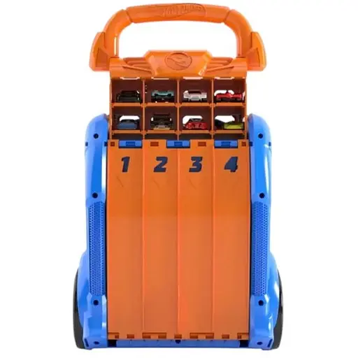 Портативный трек-контейнер Hot Wheels с 4 параллельными дорожками (HWCC14) - фото 3