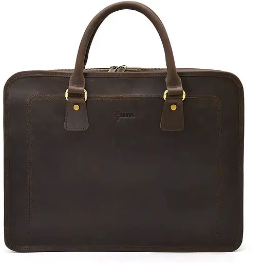 Шкіряний портфель Tarwa 30х40х9 см nsa0001209 - фото 1