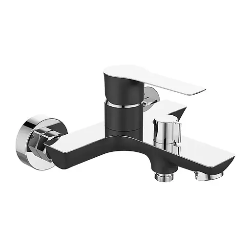 Смеситель для ванны с литым изливом Mixxus Premium Eva 009 Euro MI5951 Черный матовый - фото 1