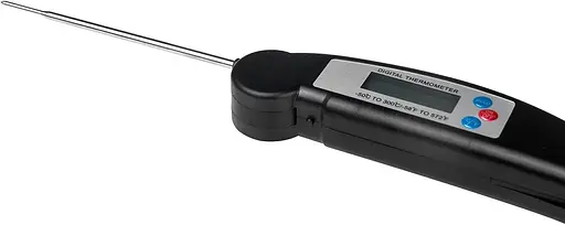 Цифровий термометр Henweit Food Миттєве зчитування Складаний нержавіючий зонд Супер швидкий безпечний для м'яса Барбекю - фото 2