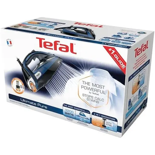 Утюг Tefal Ultimate Pure FV9848E0 черно-синий [91239] - фото 6