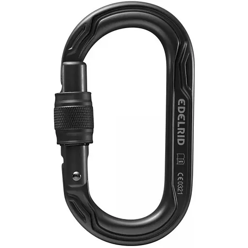 Карабін Edelrid Oval Power 2500 Screw Black (1017-852040000170)