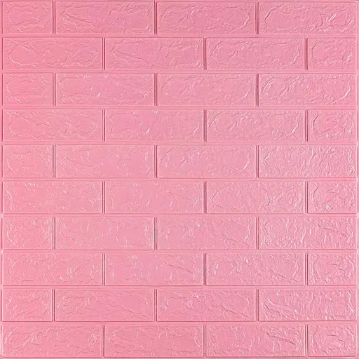3D панель самоклеящаяся 700х770х3мм кирпич Розовый (004-3) SW-00000231 - фото 1