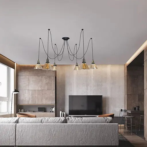 Люстро-паук LS 2131-6C - фото 4