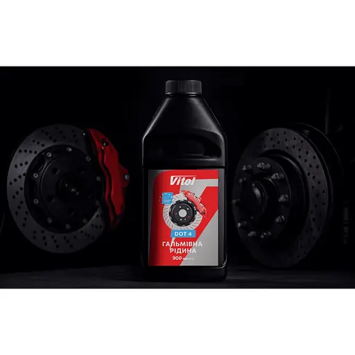 Тормозная жидкость Vitol DOT-4, 900 мл (VBF900) - фото 3