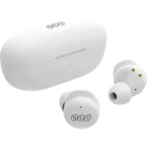 Навушники TWS QCY T17 White - фото 3