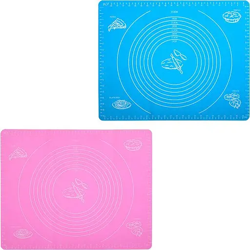 Коврик силиконовый для раскатки с разметкой 40*50см FY-4050